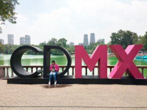 Vale viajando con su bebé de 3 meses en Ciudad de México