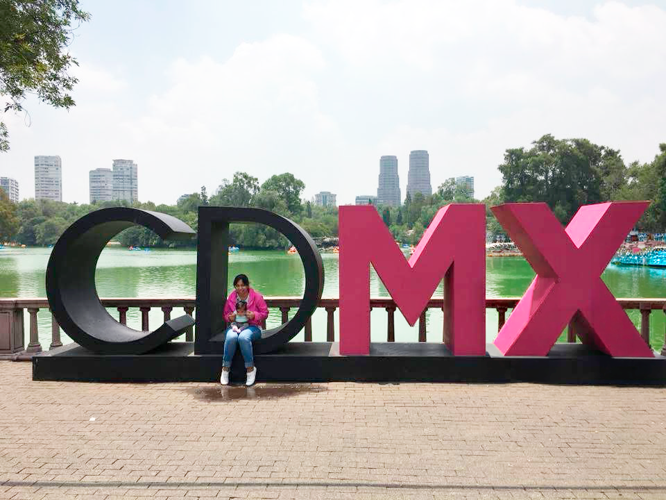 Vale viajando con su bebé de 3 meses en Ciudad de México